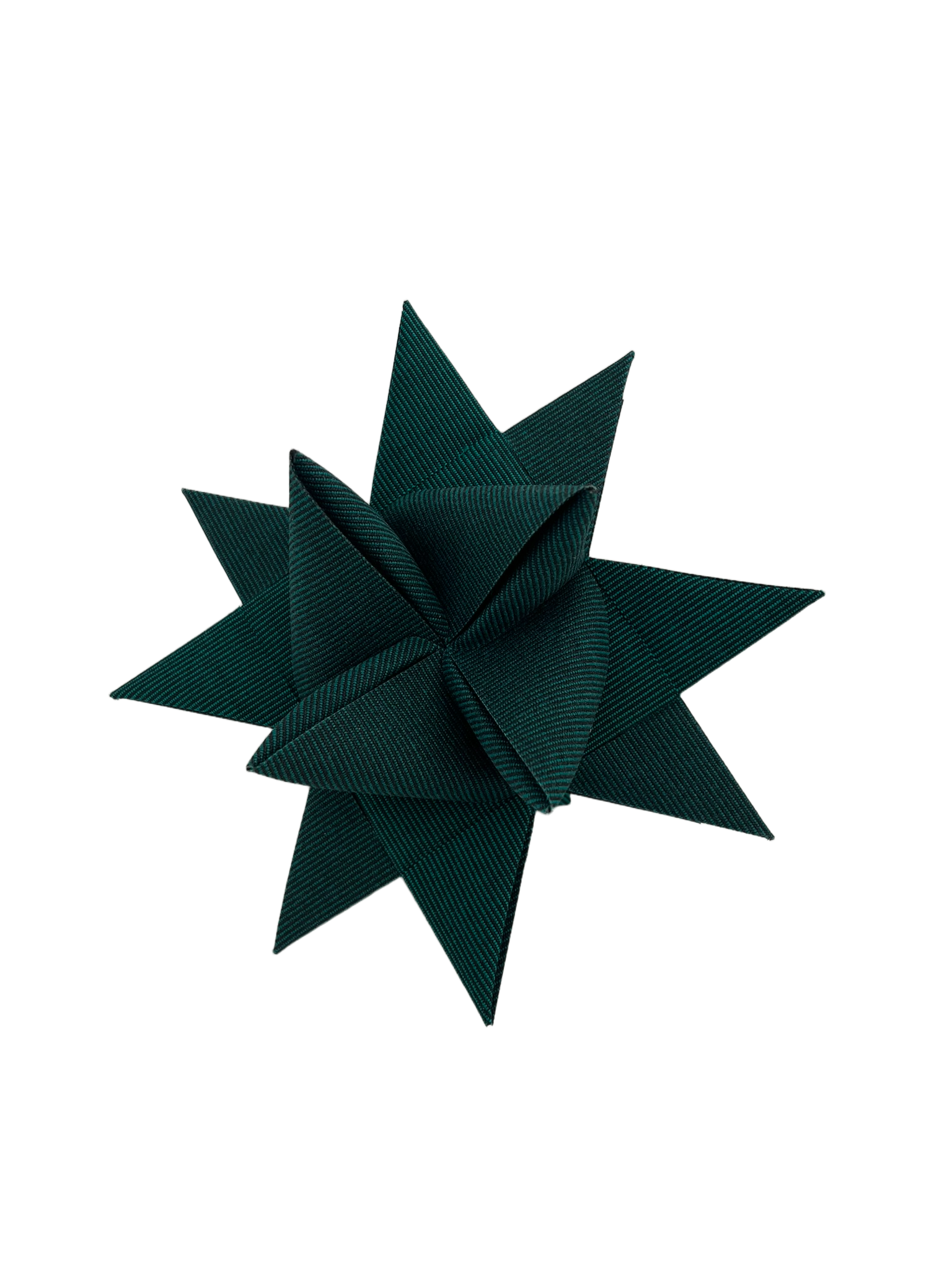 Sejldug julestjerne - Tweed verde