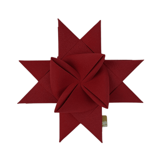 Segeltuch-Weihnachtsstern - Rot